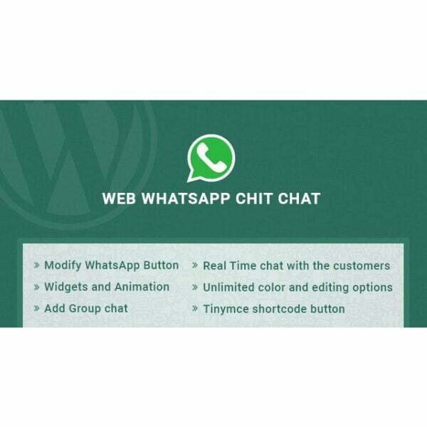 Web WhatsApp Chitchat - Wordpress Plugin